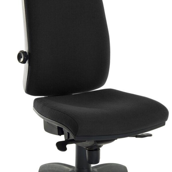 Teknik Office Ergo Plus Ergonomic Executive Operator Office Chair With Headrest and Apex Adjustable Arms Black - Certified For 24 Hour Use - 9700BLK/R510/0290 DD