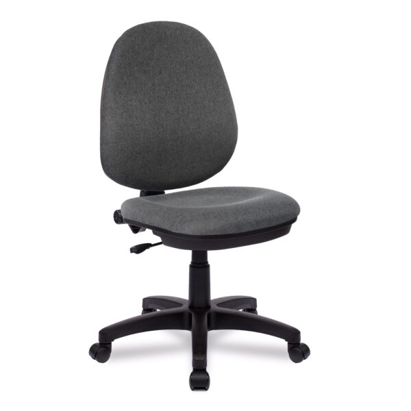 Nautilus Designs Java 100 Medium Back Single Lever Fabric Operator Office Chair Without Arms Grey - BCF/I300/GY DD