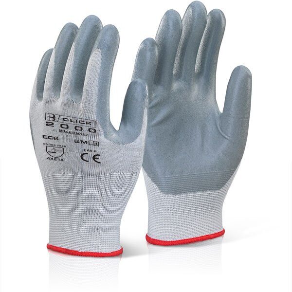 NITRILE FOAM POLY GLOVE 11 XXL