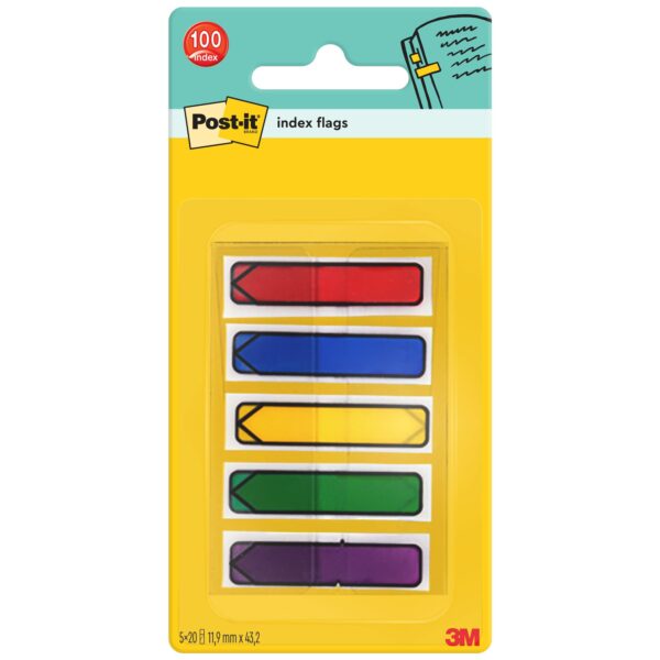Post-it Index Arrow Flags, Assorted Colo