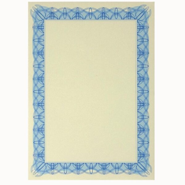 Computer Craft Certificate Paper A4 90gsm Blue (Pack 30) - CCC2000