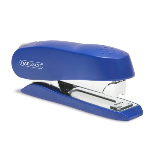 Rapesco Luna Half Strip Stapler Metal 50 Sheet Blue - 0237