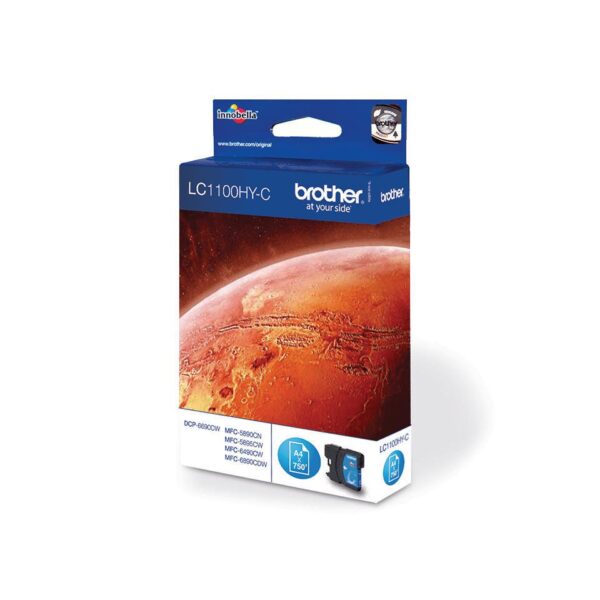 Brother LC1100HYC Hi Cap Cyan Orig Cart