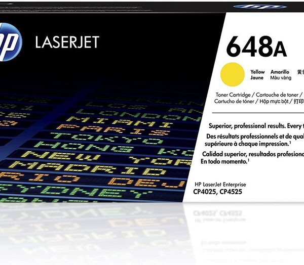 HP CE262A (648A) Yellow Toner