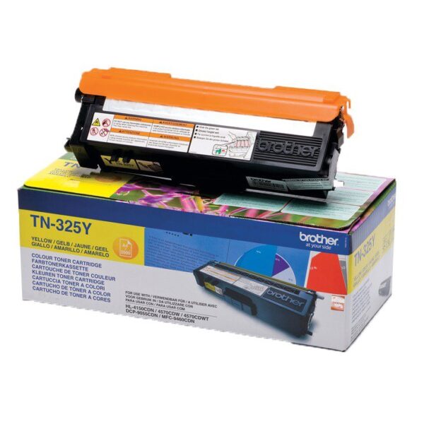Brother TN-325Y Yellow 3500 Pages Toner