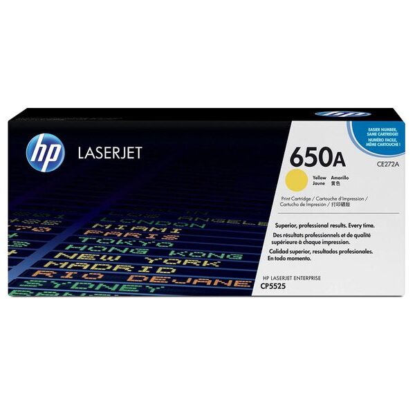 HP CE272A (650A) Yellow Toner