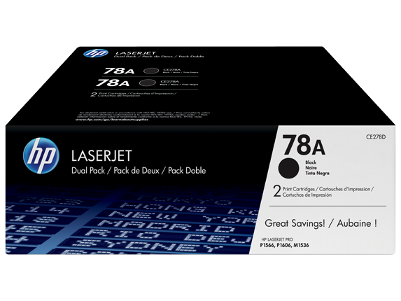 OEM HP CE278AD (78A) Toner Black 2.1K Pa