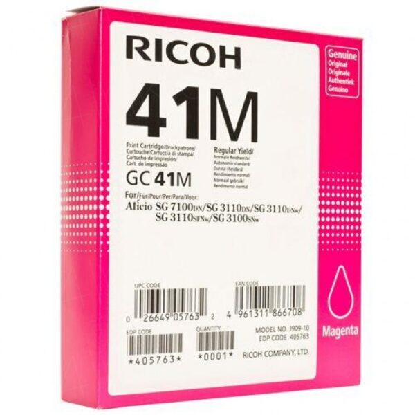 Ricoh SG2100 Mag Gel Ink Hi Yld GC41M