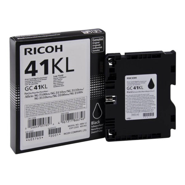 Ricoh SG2100 Black Gel Ink SY GC41KL