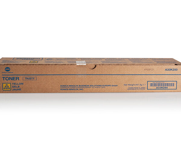 Konica Minolta A33K250 TN321Y Yellow Ton