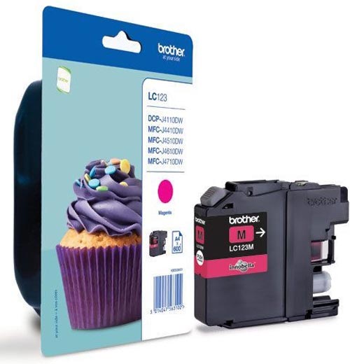 OEM Brother LC123M Cartridge Ink Magenta