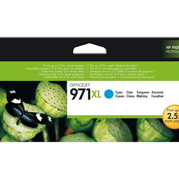 OEM HP CN626AE (971XL) Ink Cartridge Cya
