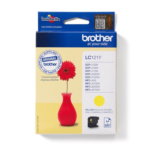 OEM Brother LC121Y Ink Cartridge Yellow