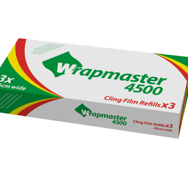 Wrapmaster Clingfilm Refills 450mm x 300 Metre (Pack 3) - 0505003