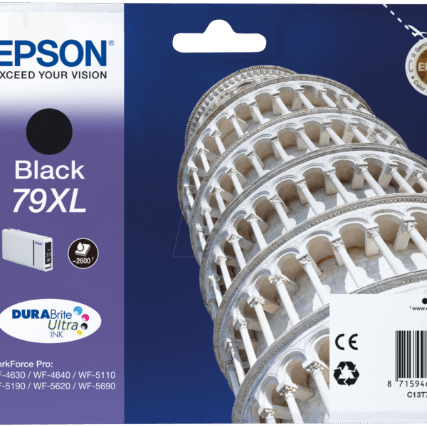 OEM Epson 79XL HiCap Bk Ink Cartridge C1