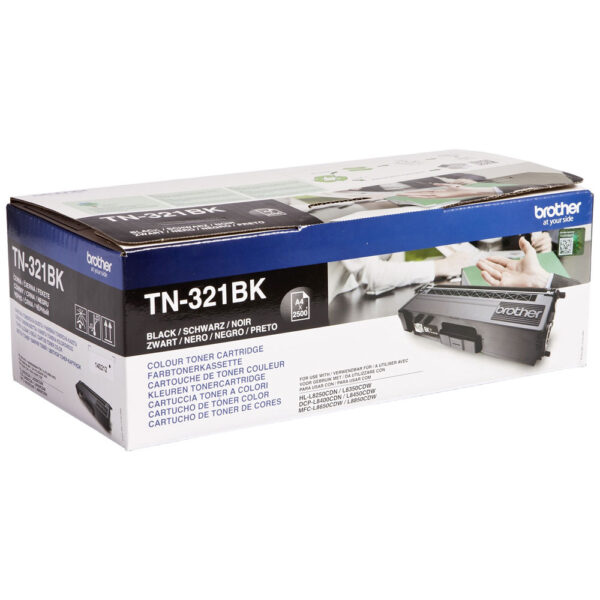 Brother TN-321BK Black 2500 Pages Toner