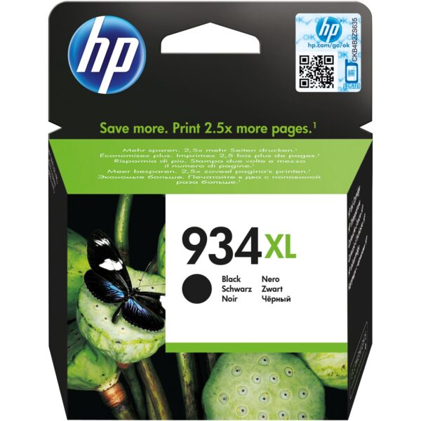 HP C2P23AE (934XL) INK CARTRIDGE BLACK 1