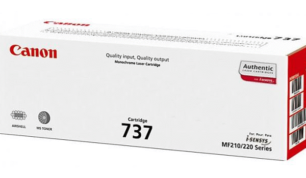 Canon 737 Black 2400 Pages Toner