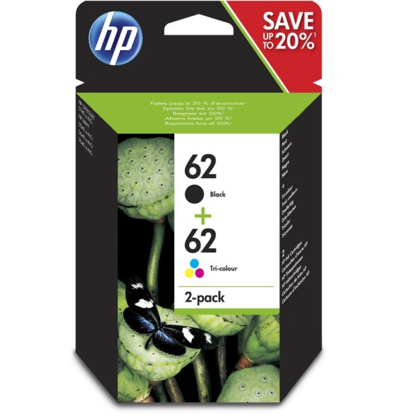 OEM HP 62 N9J71AE Black and Colour Ink