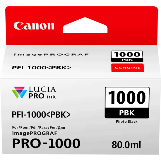 Canon 0546C001 PFI-1000PBK ink cart PHOT