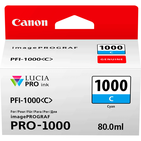 Canon 0547C001 PFI-1000C ink cart CYAN