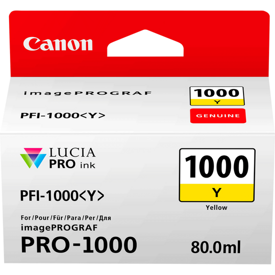 Canon 0549C001 PFI-1000Y ink cart YELLOW