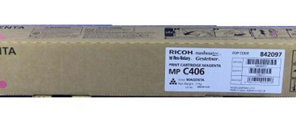 Ricoh 842097 Magenta Toner MPC306/406