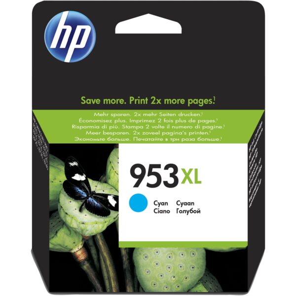 HP F6U16AE (953XL) INK CARTRIDGE CYAN 1.