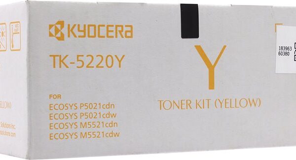 Kyocera 1T02R9ANL1 TK5220 Yellow Toner 1