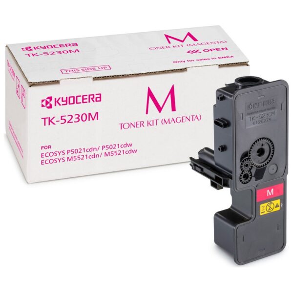 Kyocera 1T02R9BNL0 TK5230 Magenta Toner