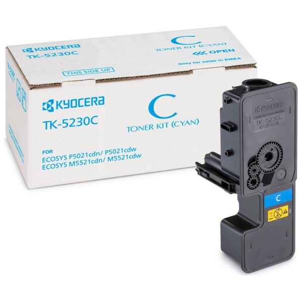 Kyocera 1T02R9CNL0 TK5230 Cyan Toner 2.2