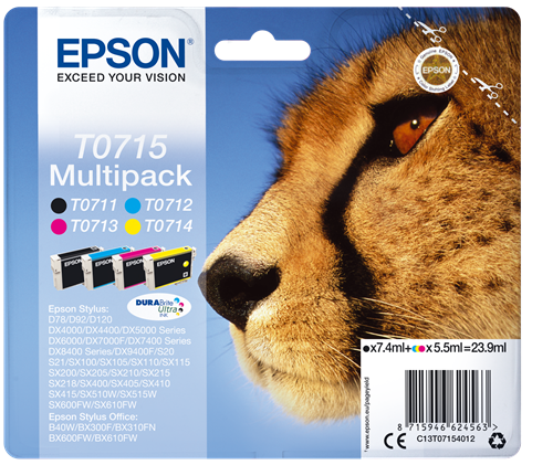 Epson T0715 T071540 Orig Ink Cart M/Pack
