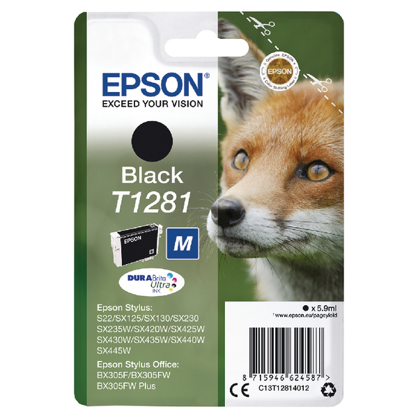 OEM Epson C13T12814012 (T1281) Ink Cartr