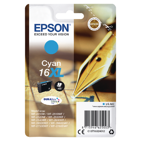 Epson C13T16324012 DURABRITE ULTRA INK 1