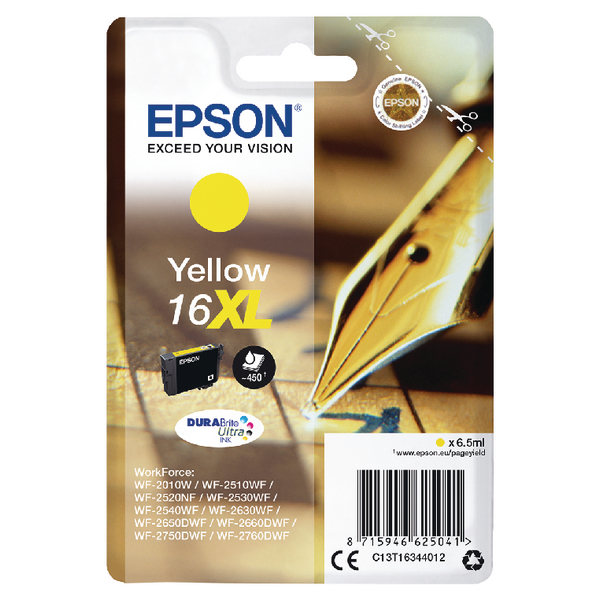 OEM Epson Durabrite Ultra Ink 16 XL Seri