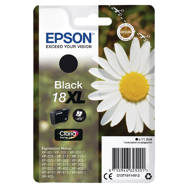 OEM Epson C13T18114012 (18XL) Ink Cartri