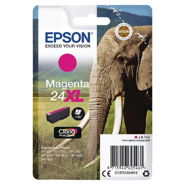 Epson C13T24334012 (24XL) Ink Cartridge