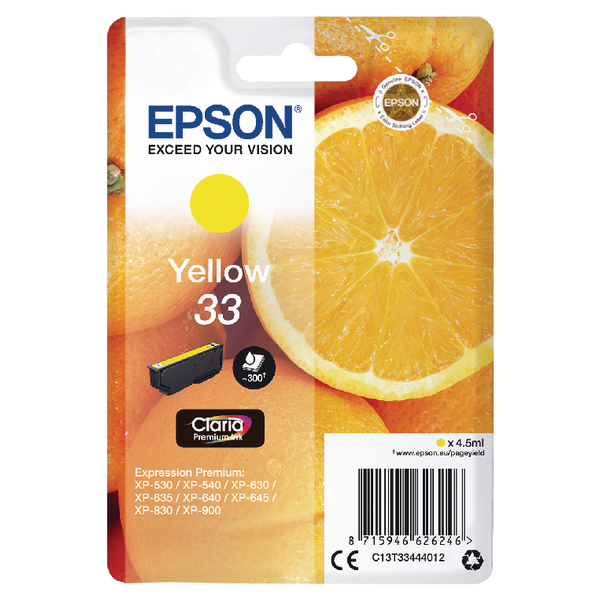 OEM Epson C13T33444012 (33) Ink Cartridg
