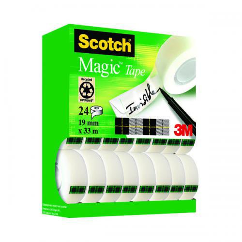 Scotch Magic Tape, Value Pack, 19 mm x 3