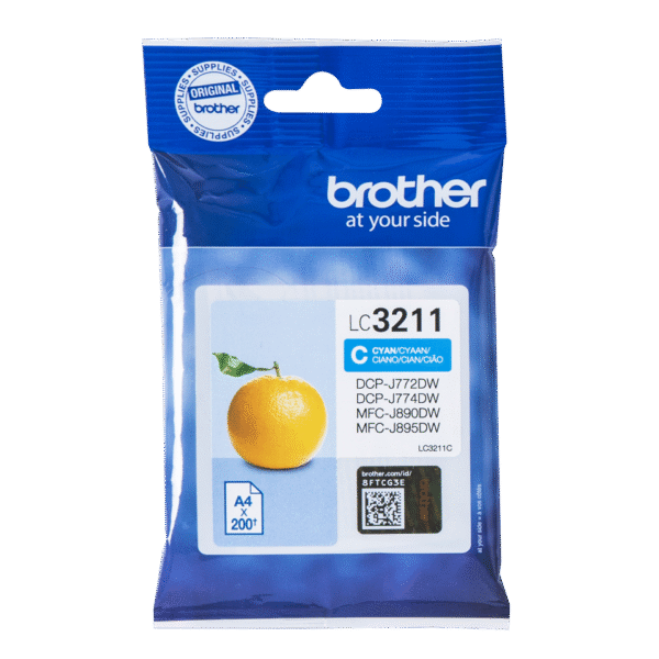 OEM Brother LC3211C Ink Cartridgee Cyan
