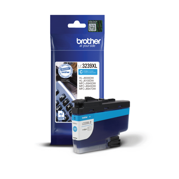 OEM Brother LC3239XLC Ink Cart Cyan 5k
