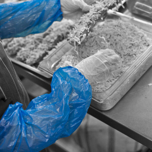 Shield Oversleeves Polythene One Size Blue (Pack 100) - DA01M