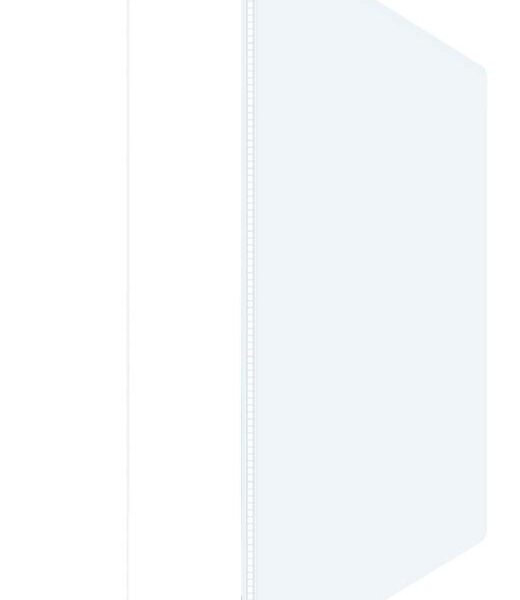 ValueX Presentation Ring Binder Polypropylene 4 D-Ring A4 50mm Rings White (Pack 10) - 95541PLAIN