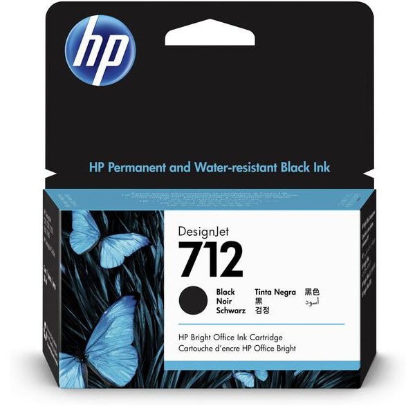 HP 3ED70A /712 Black ink cartridge 38ml