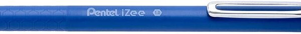 Pentel IZEE Ballpoint Pen Retractable 1.0mm Tip 0.5mm Line Blue (Pack 12) BX470-C