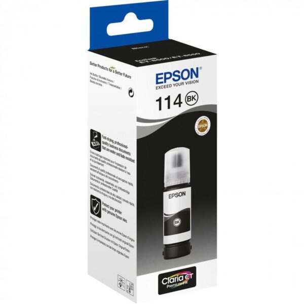 OEM Epson C13T07A140 (114) Ink Bottle Bl
