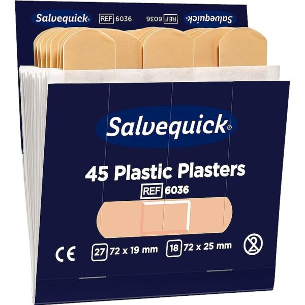 Cederroth Salvequick Plastic Plaster Refill (Pack 270) - CD5