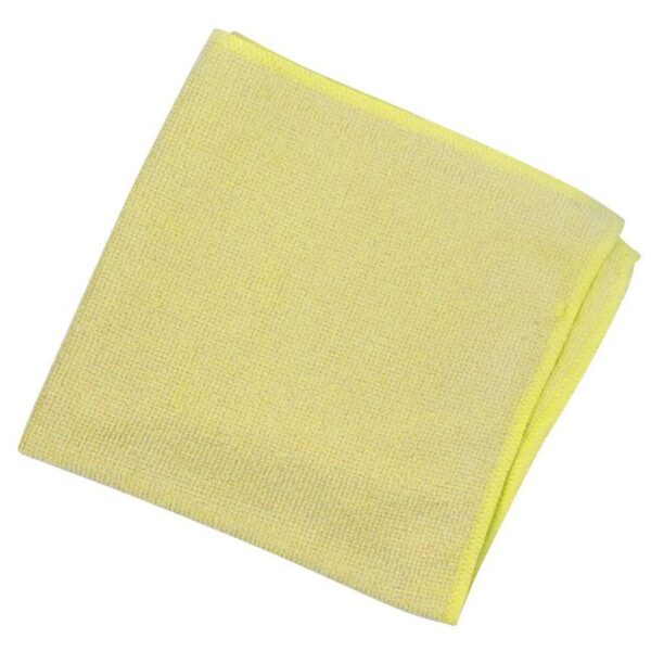 ValueX Microfibre Cloth 38 x 38cm Yellow (Pack 10) 0707038