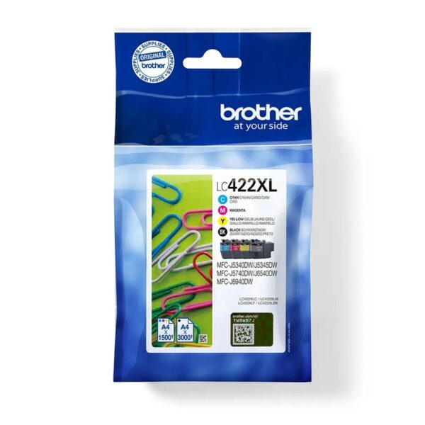 OEM Brother LC422XLVAL Ink Cartridge Mul