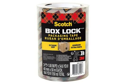 Scotch Box Lock Packaging Tape 3950-LR3-